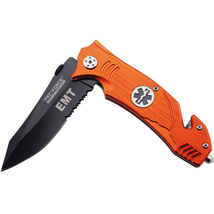Bright Orange EMT Rescue Knife