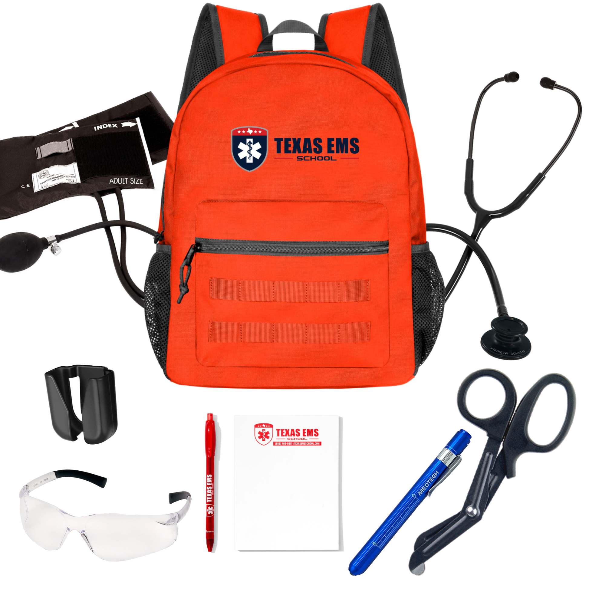 MedTech- Texas EMS School Custom Clinical Kit- Full Kit- Orange