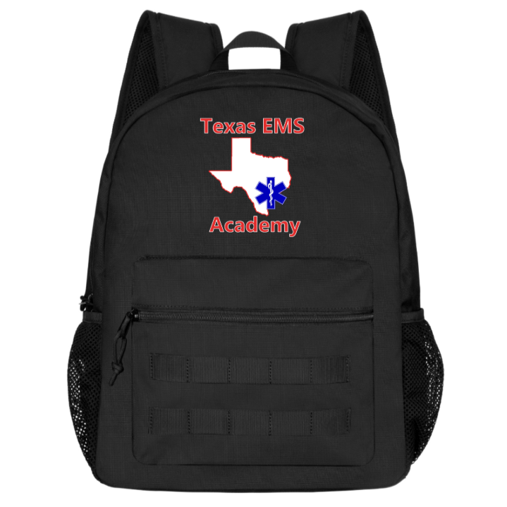 MedTech- Texas EMS Academy Custom Clinical Kit- Backpack Only- Black