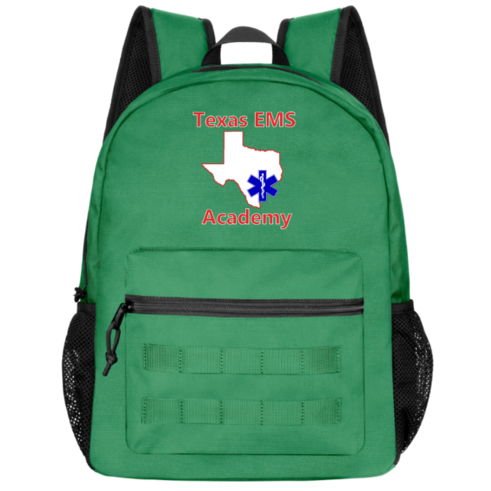 MedTech- Texas EMS Academy Custom Clinical Kit- Backpack Only- Green