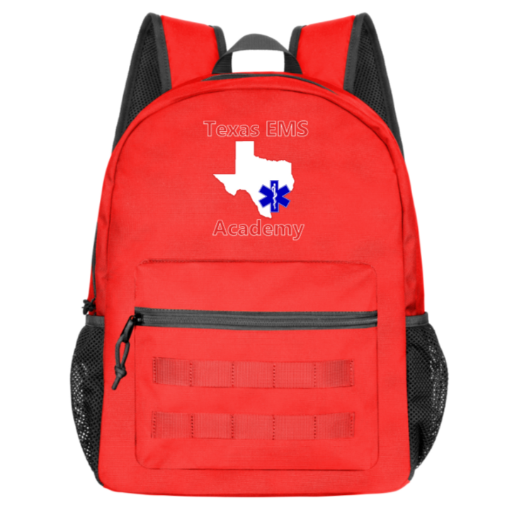 MedTech- Texas EMS Academy Custom Clinical Kit- Backpack Only- Red