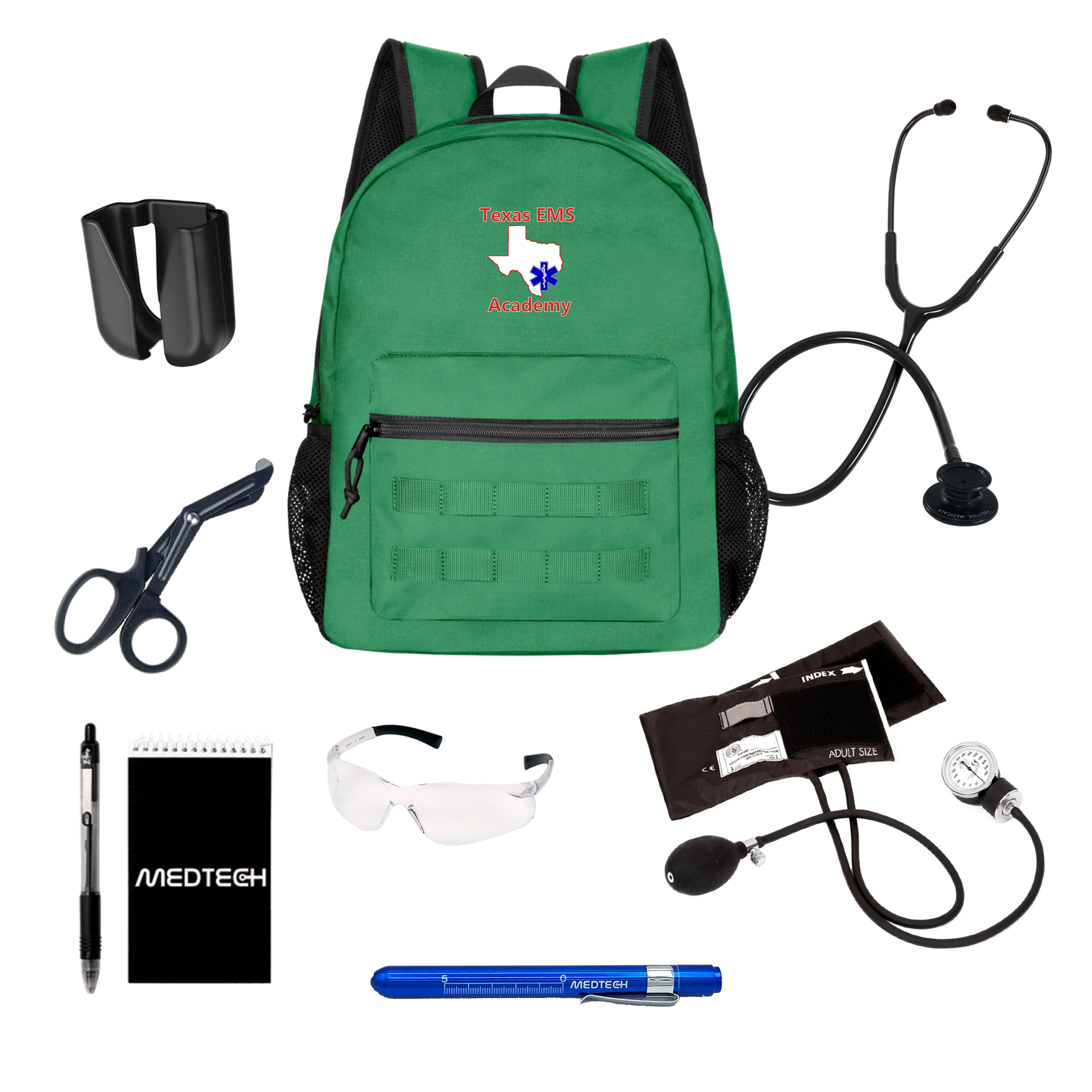 MedTech- Texas EMS Academy Custom Clinical Kit- Full Kit- Green