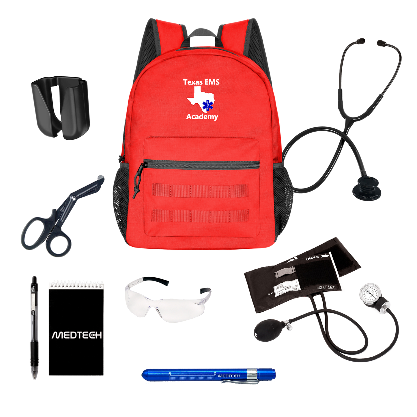 MedTech- Texas EMS Academy Custom Clinical Kit- Full Kit- Red